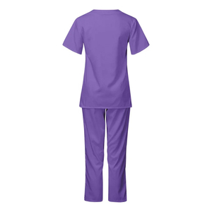 Uniformes Médicos de Hospital, Conjuntos de Uniformes de Enfermería de Tela de Poliéster, Ropa Profesional Ligera - Product Image 4