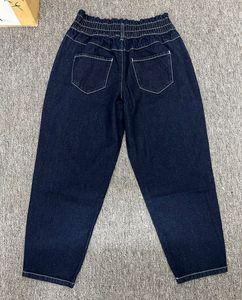 Jean décontracté respirant de qualité supérieure pour femme, dernière mode, grande taille, style plat, technique délavée, été - Product Image 3