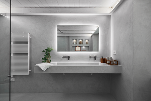 500W Infrared Heating Mirror Panel with Portable Installation, Solar‑Ready Design and LED Backlight for Efficient Room Heating - Product Image 3
