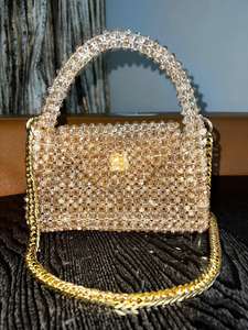 กระเป๋าถือคลัทช์สำหรับงานแต่งงานของผู้หญิงพร้อมสายโซ่ที่ถอดออกได้ - Product Image 3