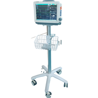 Moniteur de fréquence cardiaque de Temp de moniteur patient vétérinaire d'animal de 8 canaux pour le moniteur cardiaque d'ambulance avec le défibrillateur
