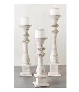 Large Handmade Resin & Brass Customizable Candlestick Holder for Home Decoration Christmas Wedding Decor - Product Image 6
