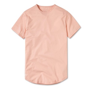 Vente chaude article homme t-shirt personnalisé solide séchage rapide coupe ample taille libre Durable respirant anti-boulochage vêtements d'été unisexe - Product Image 2