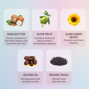 Huile nettoyante démaquillante tricolore organique à base de plantes pour les soins de la peau du visage - Product Image 3