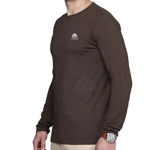 Bonne qualité T-shirt à manches courtes avec impression personnalisée pour hommes Style personnalisé T-shirt à manches longues pour hommes - Product Image 1