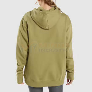 เสื้อฮู้ดผู้หญิงคุณภาพสูง สีตามสั่ง ทรงเข้ารูป รับสกรีนโลโก้ สำหรับขายออนไลน์ - Product Image 2