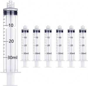 Seringa Plástica Descartável de 5ml 10ml Sem Agulha para Uso Veterinário e Multifuncional - Product Image 1