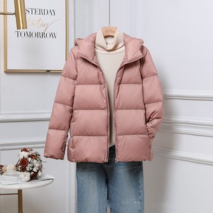 Veste matelassée élégante et légère à col montant, finition satinée brillante, manteau d'hiver chaud, mode haut de gamme, brillant - Product Image 2