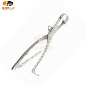 คีมยึดกระดูกสแตนเลสสำหรับการผ่าตัดกระดูกเพื่อความปลอดภัยของกระดูกและกล้ามเนื้อ - Product Image 6
