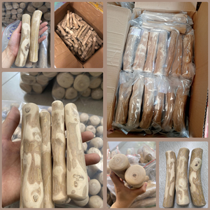 Removedor de placa para masticar de madera de café ecológico más vendido, refuerzo de goma, alivio del estrés, palo Dental de madera seguro - Product Image 2