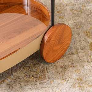 Modern Look Serving <b>Trolleys</b> For Home Hotel Food Serving Display <b>Trolleys</b> Decorative High Quality Material Kitchenware Usage - Product Image 5