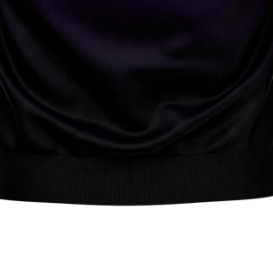 Custom <b>Men's</b> <b>Black</b> Purple Gradient Quarter Zip Pullover <b>Sweatshirt</b> with Logo Print Long Sleeve Sportswear Training Gym Top OEM - Product Image 5