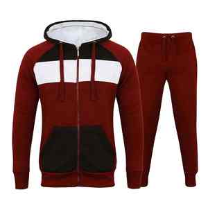 Conjunto Deportivo de Felpa de Algodón con Logotipo Personalizado para Hombre, Estilo Urbano Holgado con Cremallera - Product Image 2