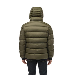 Veste matelassée à col montant personnalisable pour hommes, nouveau manteau d'hiver à quantité minimale de commande bas - Product Image 5