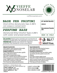 Alcohol de Grado Cosmético 96% en Envase a Granel de 5L, Alcohol para Perfumistas de Marca Privada, Conservante para Agua, Aroma y Fragancia - Product Image 2