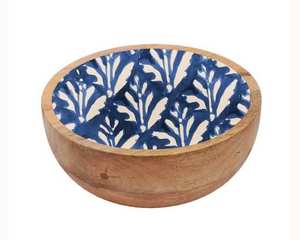 Top Quality Wooden <b>Bowl</b> for Kitchen & Tabletop Customized Size & Round Shape Wooden Food Serving <b>Bowl</b> With <b>Enamel</b> Printed Design - Product Image 6