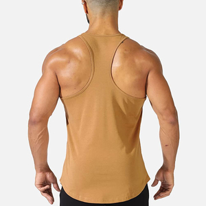 Pakistán hizo gran oferta OEM 100% algodón hombres camisetas sin mangas lisas para hombres gimnasio Top hombres entrenamiento tanque para streetwear tanque gimnasio deporte yoga - Product Image 2