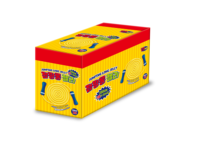 Bonbons Gommeux Longs en Corde Yum'z Bites, Sucreries Moelleuses Fruitées Halal Standard, Multicolores, Sac de 80g, Vente en Gros