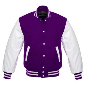 New High Quality Chenille Embroidery <b>Varsity</b> <b>Jacket</b> Men, Custom Logo Chain Patch Letterman Bomber <b>Vintage</b> Baseball <b>Jacket</b> - Product Image 1