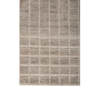 Tapis en laine tissé à la main bleu contour, classique, rayé, rectangulaire, pour la décoration de la maison, du salon, HWL-444, nouveau style - Product Image 4