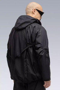 Hip Hop negro de talla grande Cyberpunk Techwear chaqueta para hombres Streetwear de gran tamaño negro impermeable personalizado hombres Cyberpunk - Product Image 4
