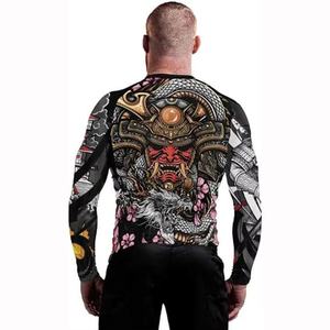 เสื้อแรชการ์ดแขนยาวสำหรับผู้ชายพิมพ์ซับลิเมชัน - Product Image 6