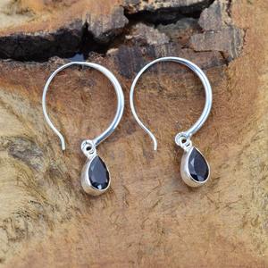 Pendientes de Granate Rojo, Facetados, Plata de Ley 925, Joyería Artesanal con Piedras Preciosas, Pendientes de Piedra Natural, Regalo - Product Image 6