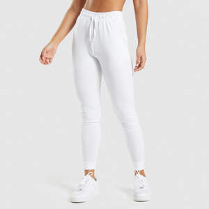 High Quality Combed Cotton <b>Fleece</b> <b>Joggers</b> for <b>Women</b> Winter Season Sweat Sports Yoga Pants Lace Logo Decoration Skinny Fit Unisex - Product Image 1