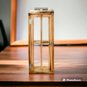 Linterna de madera de tema moderno en forma múltiple decoración del hogar portavelas para decoración de fiesta votiva a buen precio - Product Image 5