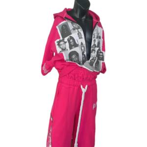 Trajes de dos piezas con logotipo personalizado antiarrugas de alta calidad Pantalones y Sudadera con capucha de hombre teñidos lisos de color sólido - Product Image 3