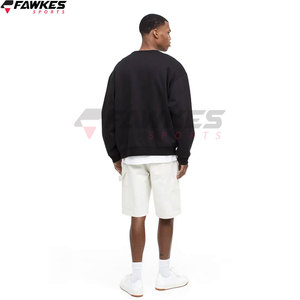 เสื้อสเวตเตอร์ของผู้ชายผ้าคอตตอนแขนยาวพิมพ์ลายโลโก้ได้ตามต้องการ - Product Image 4