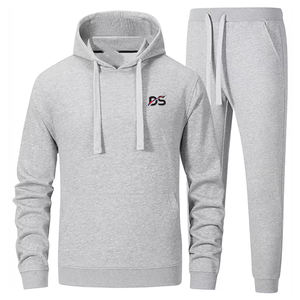 ชุดวอร์มผู้ชายสไตล์ใหม่ ผ้าฝ้าย 100% น้ำหนักเบา ระบายอากาศดี ใส่สบาย เหมาะกับฤดูหนาว มีฮู้ด สไตล์ลำลอง สีพื้น แฟชั่นสตรีทแวร์ สินค้ามาใหม่ - Product Image 1