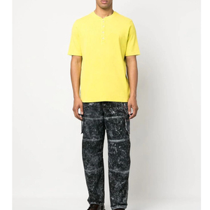 Pantalones Cargo Vaqueros Rectos de Lona con Lavado Ácido para Hombre, Estilo Nuevo 2025, Marca, Casuales, Holgados, Negros, Cintura Media, Transpirables, con Bolsillos Laterales - Product Image 2