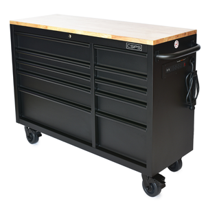 Armoire à outils 132 cm 10 tiroirs en acier enduit de poudre Armoire de rangement pour outils Mécanicien Garage Entrepôt OEM Personnalisable Mécanicien Garage - Product Image 1