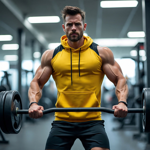 Sudadera con capucha de verano para hombre, ropa de entrenamiento para correr, sudaderas sin mangas, ajuste Regular, secado rápido, transpirable - Product Image 2