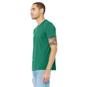 T-shirts pour hommes à manches courtes, t-shirts unis décontractés, col rond, t-shirt basique, t-shirt extensible doux et rafraîchissant - Product Image 5