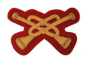 Maçonnique De Luxe Noir En Relief Broderie À Coudre Personnalisé Badges & Patches À La Main Designer En Gros Pakistan - Product Image 5