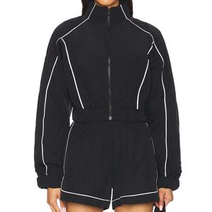 Conjunto de chaqueta cortavientos de invierno para adultos 100% poliéster de talla grande chaqueta cortavientos transpirable y de secado rápido para hombres y mujeres - Product Image 3