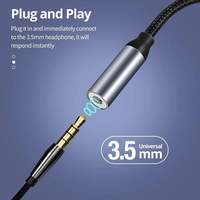 Adaptador de Audio Mini Tipo-C de 8 Pines y 3.5mm, Trenzado de Nailon Resistente, Carga Rápida USB PD, Protección Contra Cortocircuitos, Compacto para Teléfono Móvil