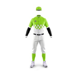 Vente en gros séchage rapide personnalisé cousu hommes Baseball Softball uniformes sportifs respirant maille 100% polyester sublimé maillot porter - Product Image 2