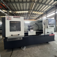 Mesin Bubut CNC Horizontal Presisi Tinggi dengan Kontrol GSK, Spindle Tunggal, Ringan, untuk Suku Cadang Mesin & Otomotif