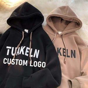 Fabricantes de ropa para hombres, Jersey de algodón pesado de alta calidad personalizado para Puff Print Essentials 3D en relieve invierno liso teñido - Product Image 1