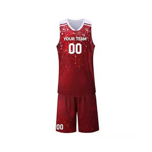 Conjuntos de Uniformes de Baloncesto Profesionales para Hombre, Transpirables, 100% Poliéster, Sin Mangas, Antiarrugas, Alta Calidad, para Todas las Temporadas - Product Image 2