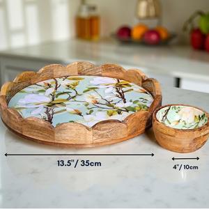 Bandeja de Servicio de Madera MDF con Recubrimiento de Esmalte, Diseño para Hoteles y Restaurantes, Utensilios de Cocina, Bandeja de Mesa de Alta Calidad - Product Image 4