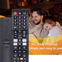 Télécommande universelle MYHGRC pour tous les téléviseurs Samsung, remplacement de télécommande compatible avec les téléviseurs intelligents 4K UHD QLED HDTV LED