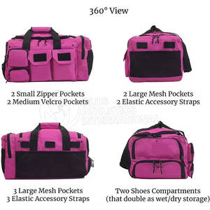 กระเป๋าดัฟเฟิลสำหรับทุกเพศเย็บแข็งแรงและฐานเสริมสำหรับกระเป๋าดัฟเฟิลกีฬาแบบพกพาสำหรับงานหนัก - Product Image 6