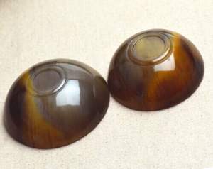 Bol en corne de buffle à bord en laiton pour table à manger et autre utilisation bol en corne de buffle à prix compétitif bol en corne de buffle naturel - Product Image 4