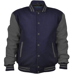 แจ็คเก็ตวาร์ซิตี้ปักโลโก้แบบกำหนดเองคุณภาพสูงรุ่นใหม่ปี 2026 สำหรับผู้ชาย พร้อมบริการจัดส่งแบบ DDP - Product Image 1