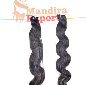 Paquetes de cabello humano natural Bodywave indio de un donante precio barato crudo al por mayor cabello virgen de textura recta sin enredos - Product Image 6