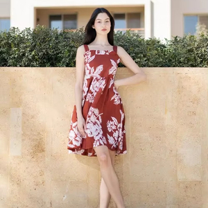 Robe de lune de miel de mariage de mariée en coton tissé fait à la main indien-Cadeau personnalisé pour les vêtements de plage d'été naturels - Product Image 1